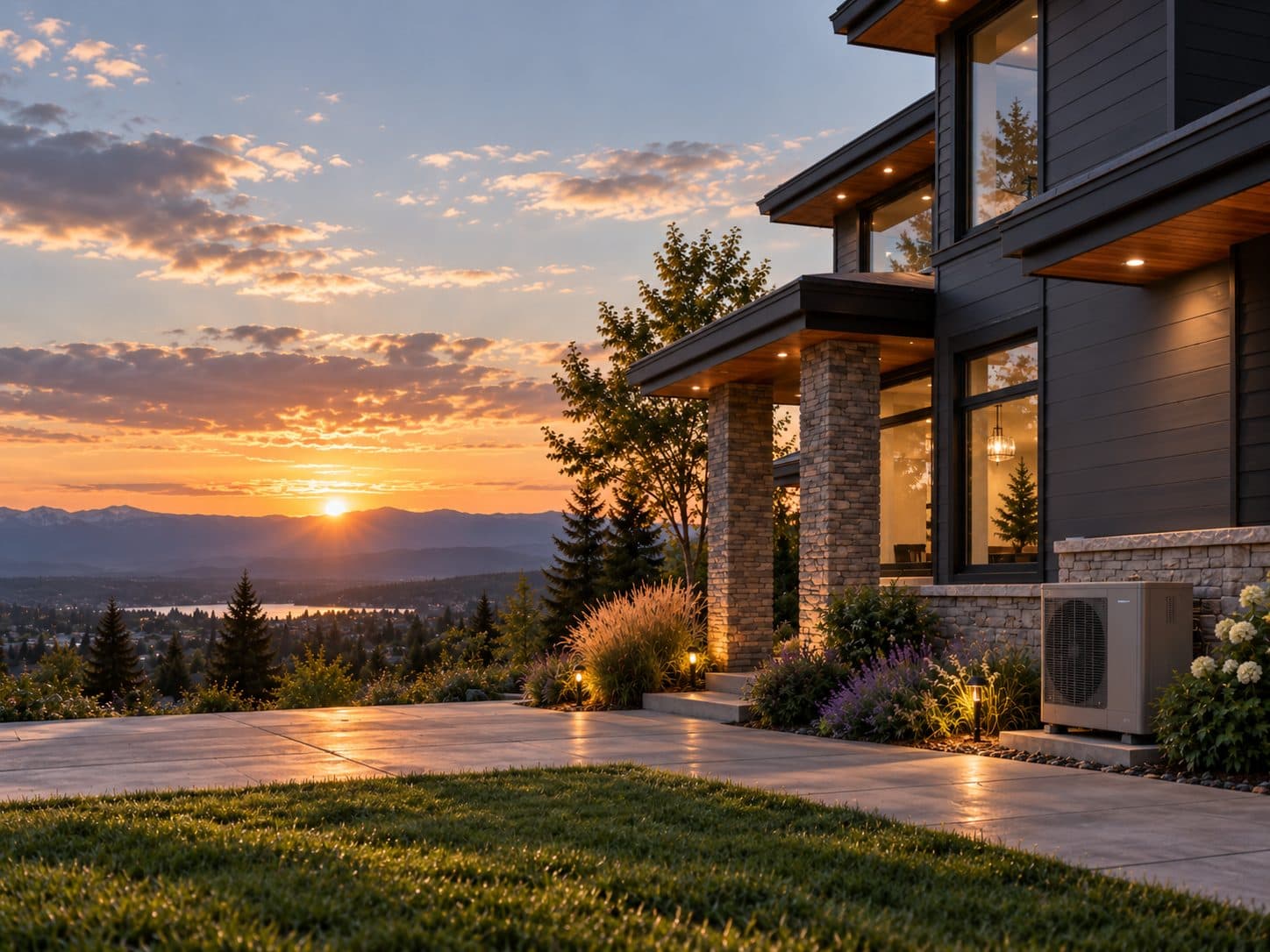 A prairie home in open country
